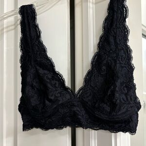 Shein Charlaine Floral Lace Triangle Bralette Lingerie